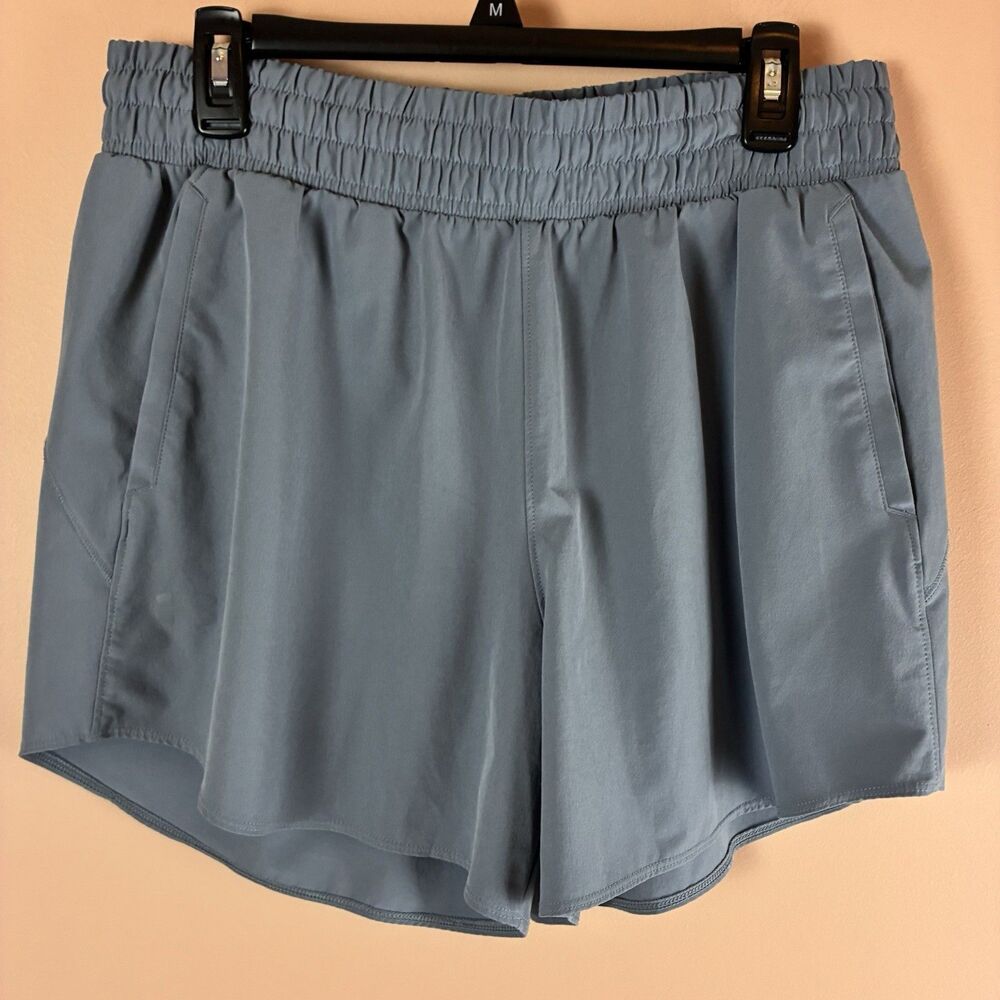 Under Armour  Women’s Athletic 5in Loose Lightweight Slate Blue Shorts Size L